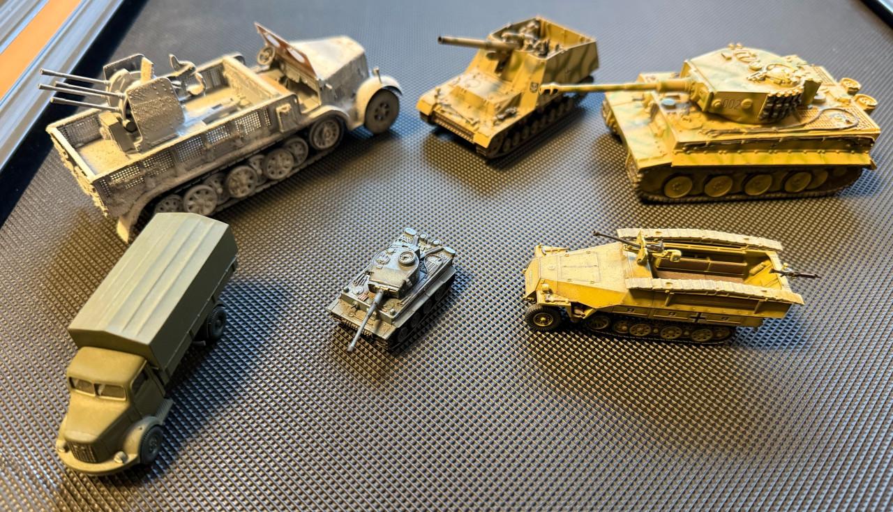 WW2 duitse modellen tank - voertuigen