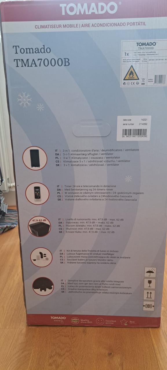 Mobiele Airco Tomado TMA7000B