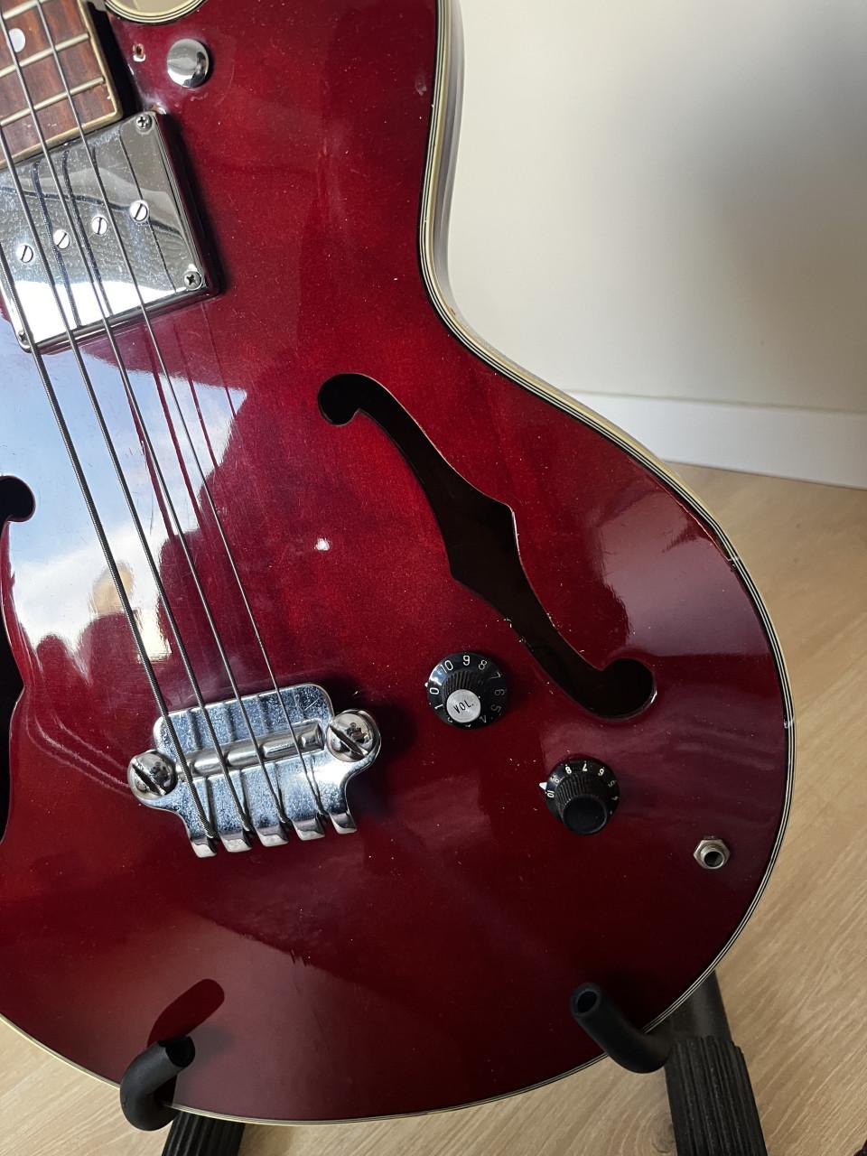 Vintage Maya Hollowbody basgitaar '70s