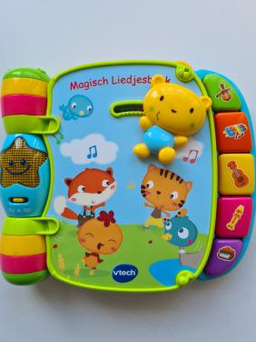 VTech Magisch Liedjesboek in de kleur blauw.  Interactief speelgoed