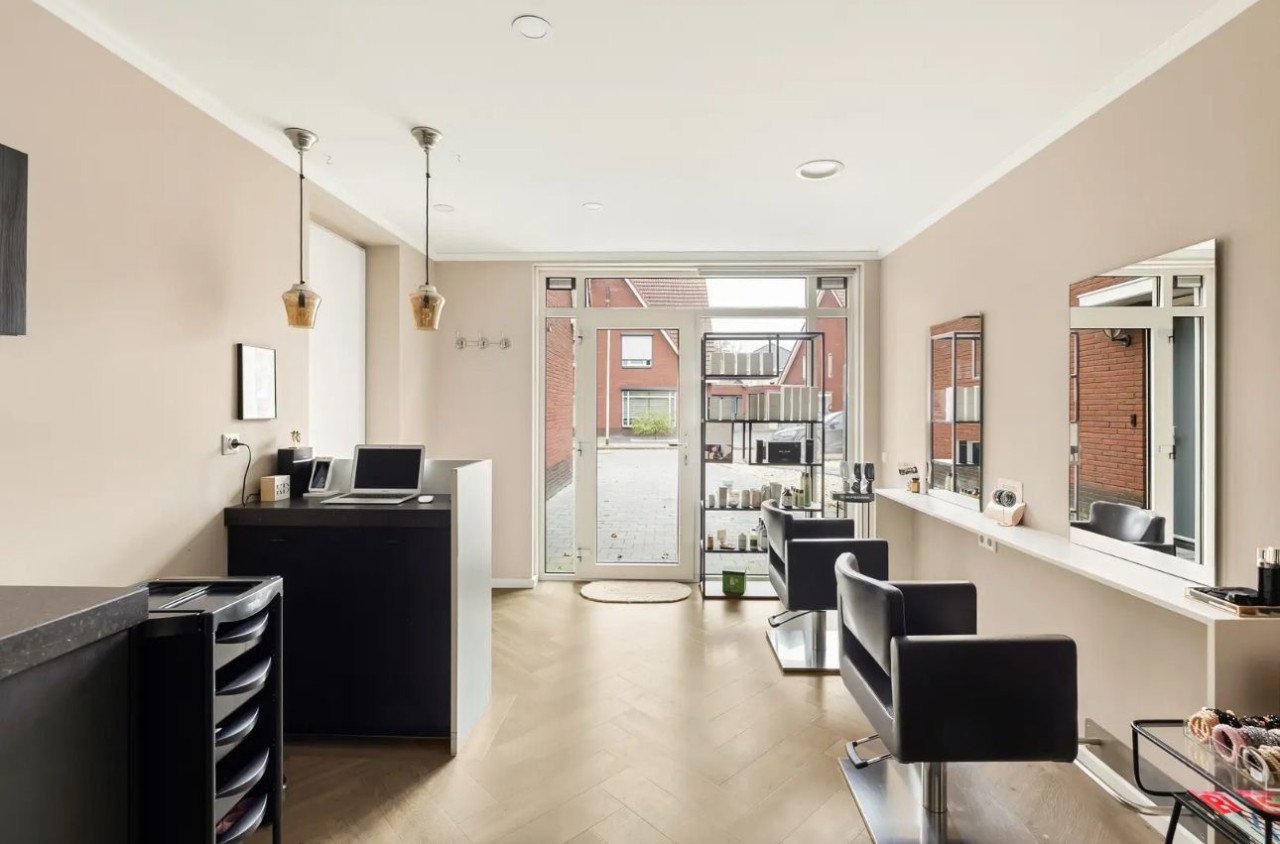 Kappersinterieur
