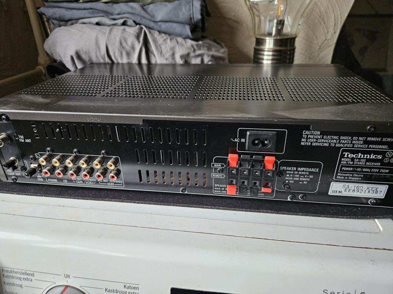 Mooie werkende Technics SA-160 Stereo Receiver - Goed Werkend!
