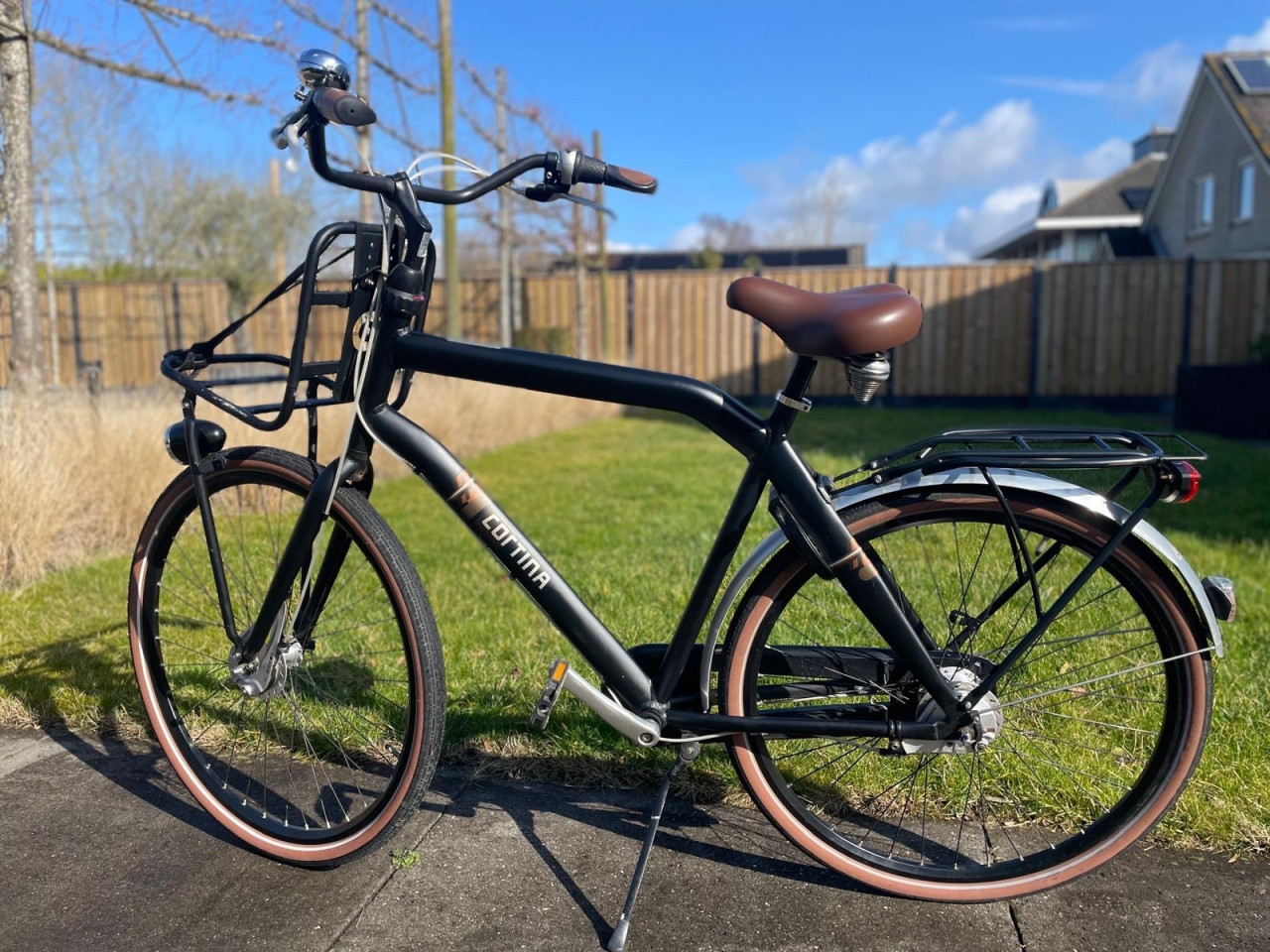 Cortina Crush Heren stads fiets zwart 250€