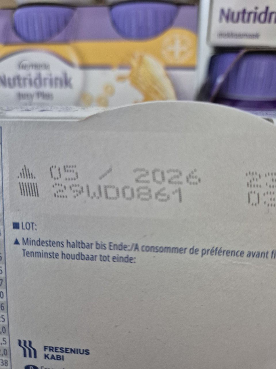 NUTRIDRINK, FRESUBIN, ENSURE