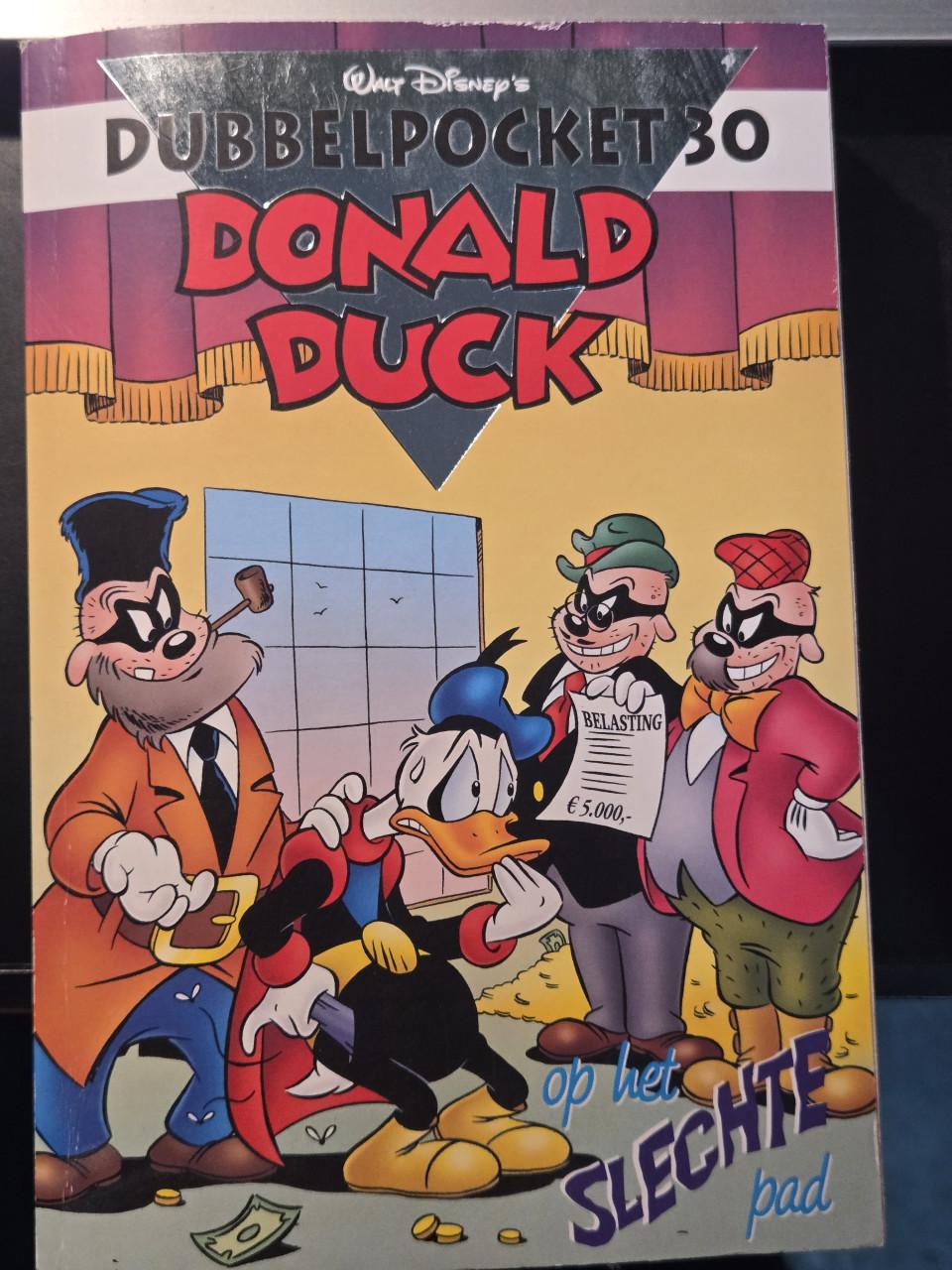 4 Donald Duck Dubbelpockets  30, 41, 47 en 55