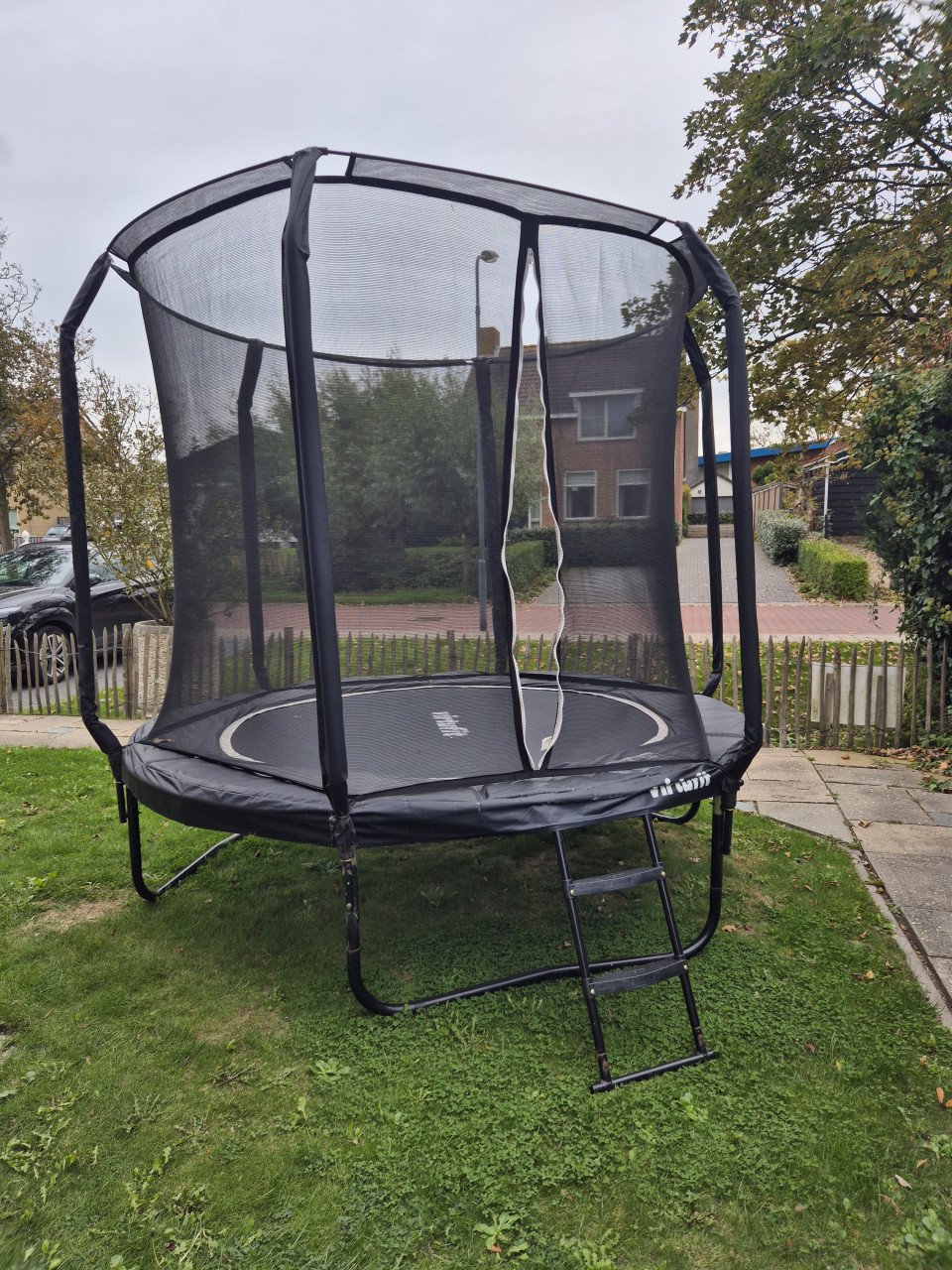 Trampoline Virtufit, zwart 251 cm