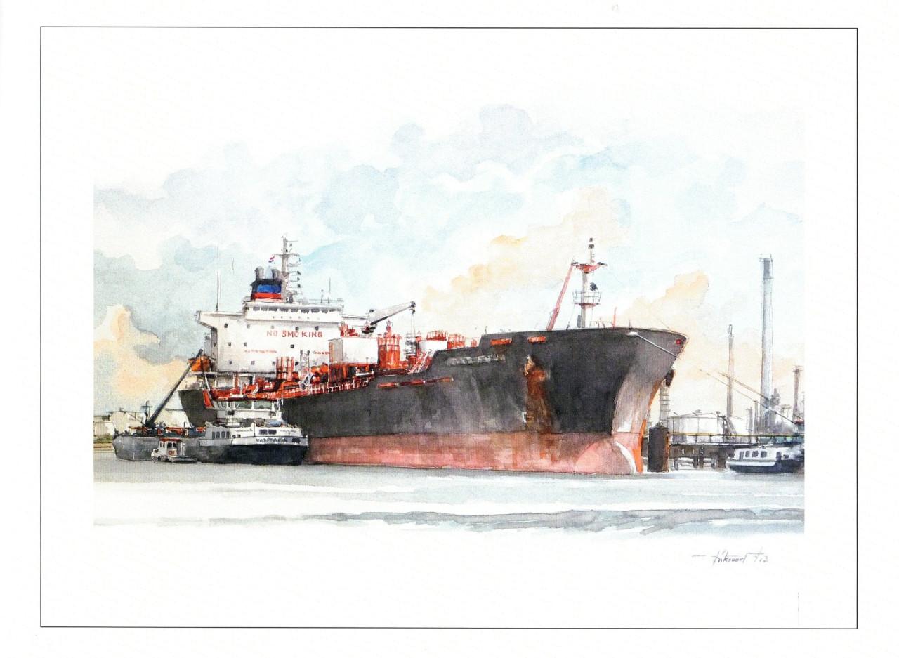 Rotterdam Mainport of Europa. Artistieke blik op en wereldhaven