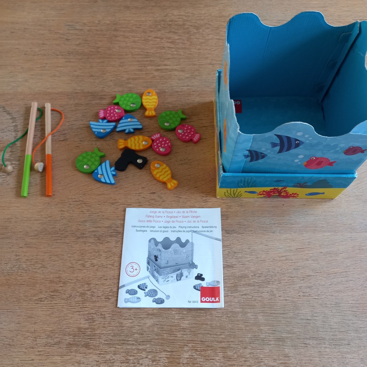 Houten visspel