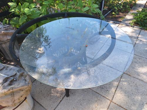 Ronde glasplaat