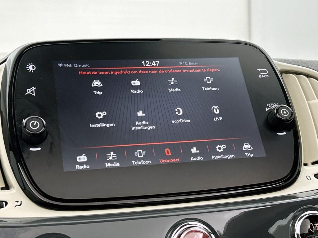 Fiat 500 C 1.0 hybrid lounge | parkeersensoren | apple carplay/android auto
