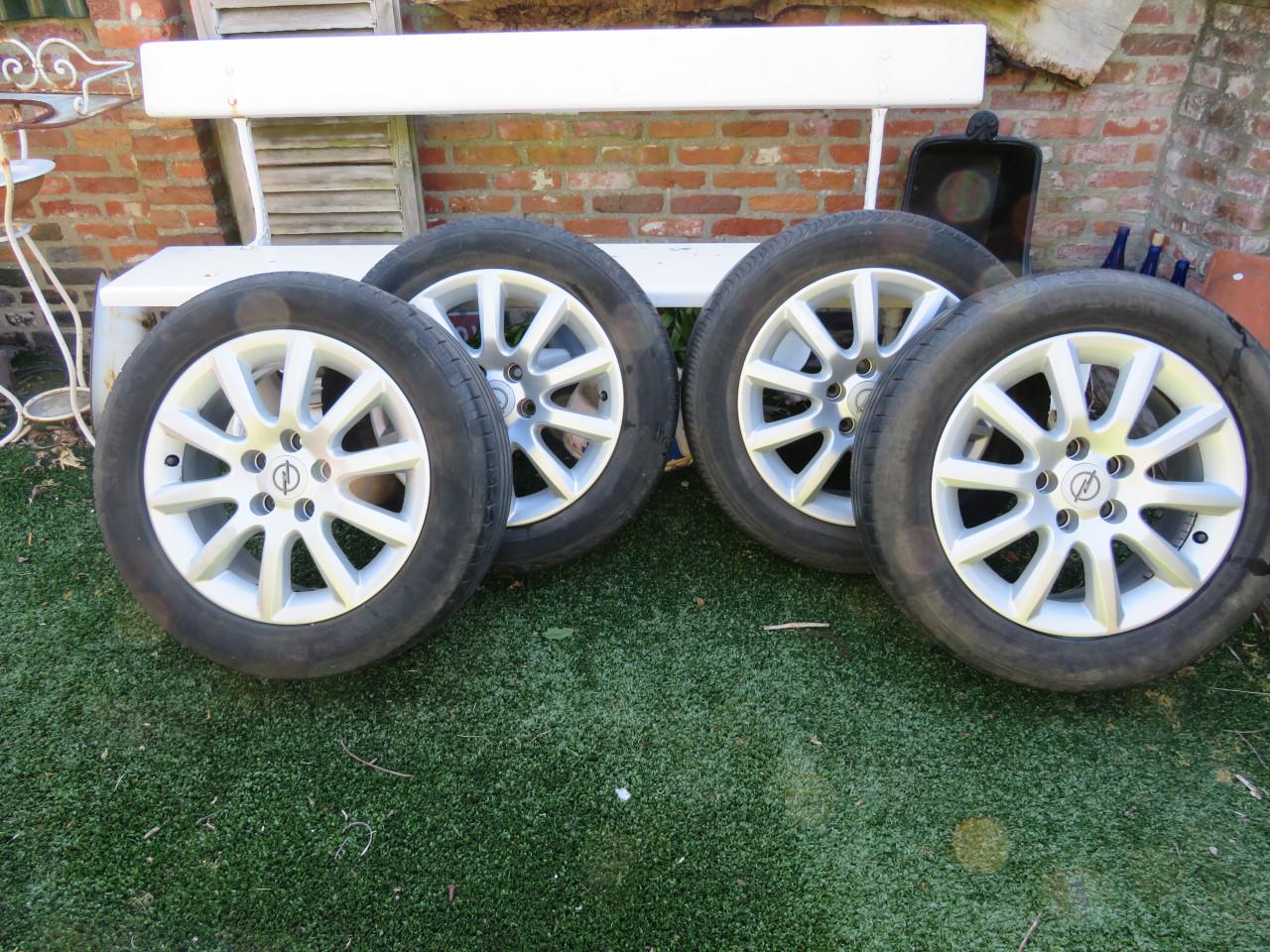 4 aluminium velgen Opel Astra H