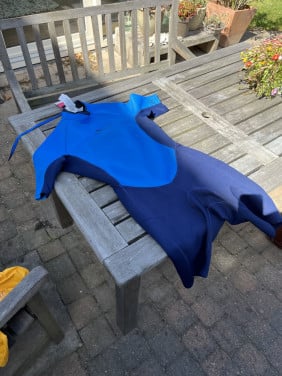 Wetsuit shorty, maat L, nieuw