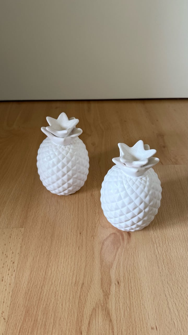 Decoratie Ananas 2 stuks