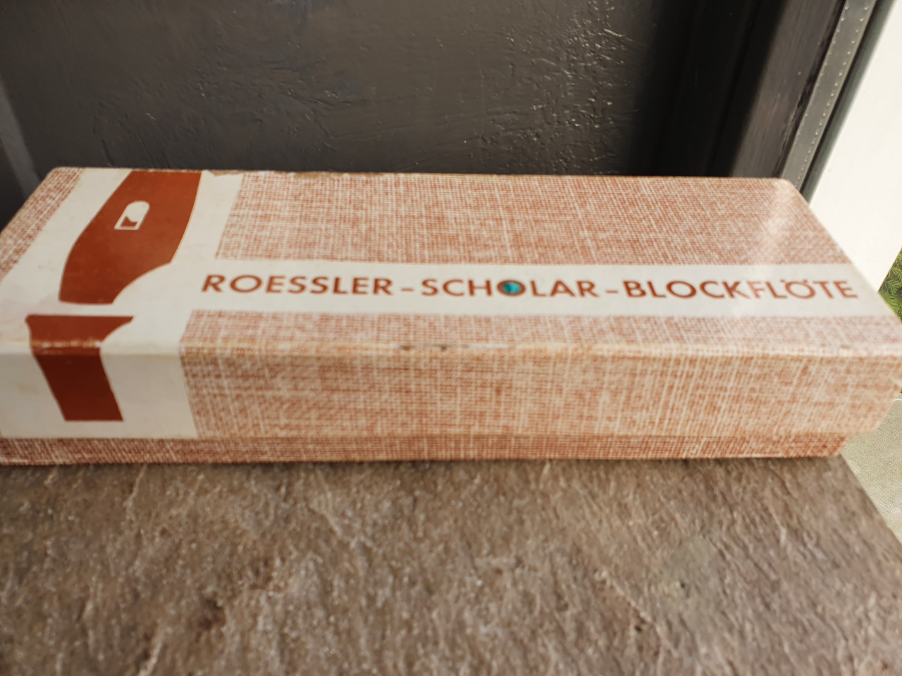 Mooie vintage jaren 70 roessler-scholar-blokfluit in originele mooie doos..