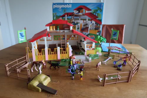 Playmobil "De Paarden Manege" compleet in doos + boekje €25,00