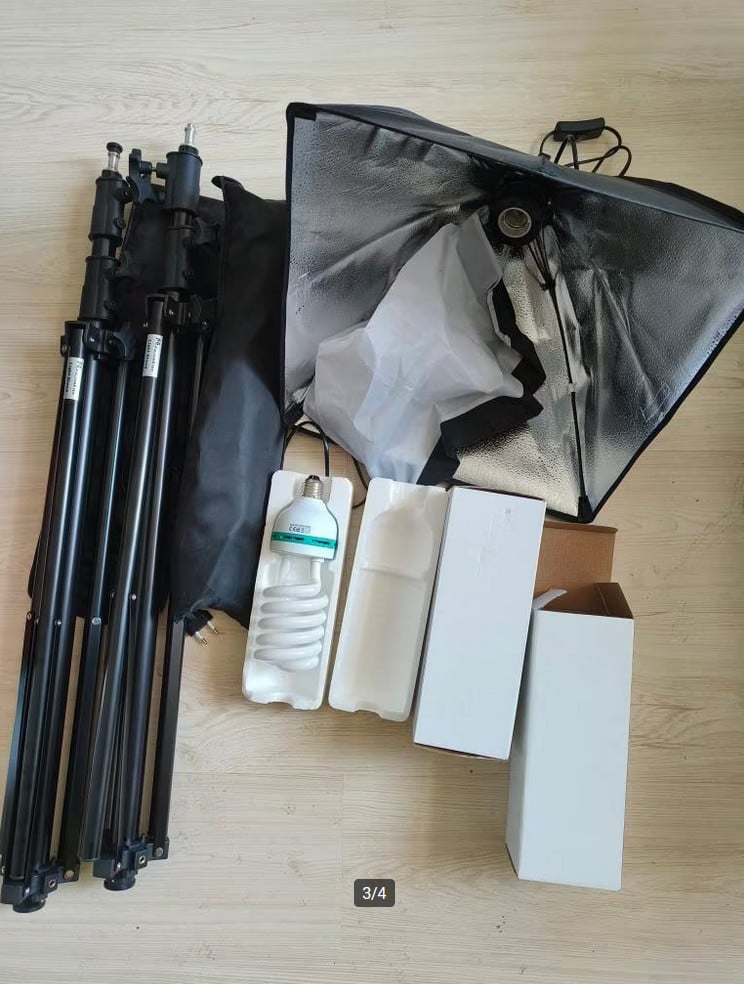 Assortiment statieven, lichtstatieven en fotorol systeem