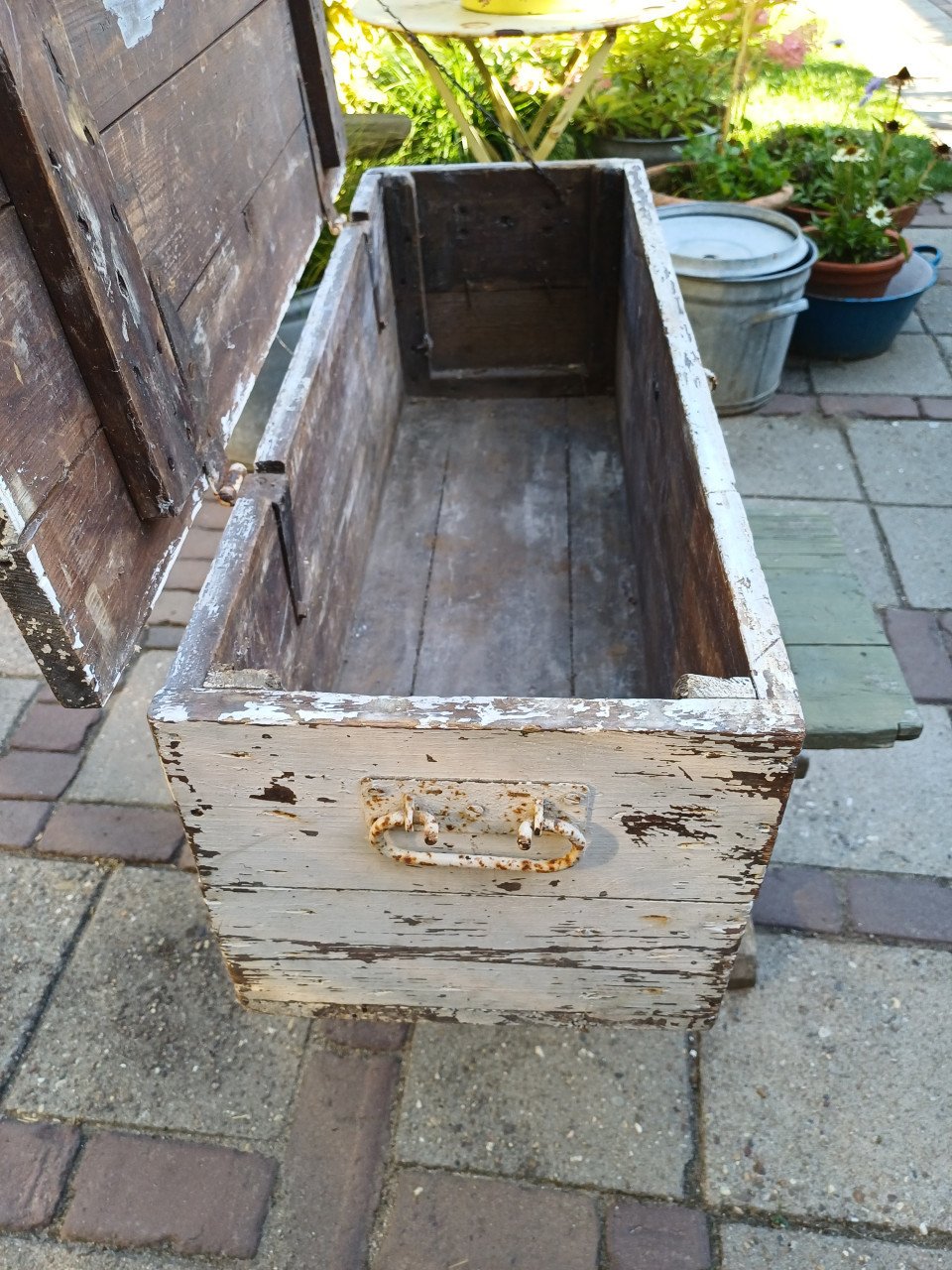 Oude gereedschapkist