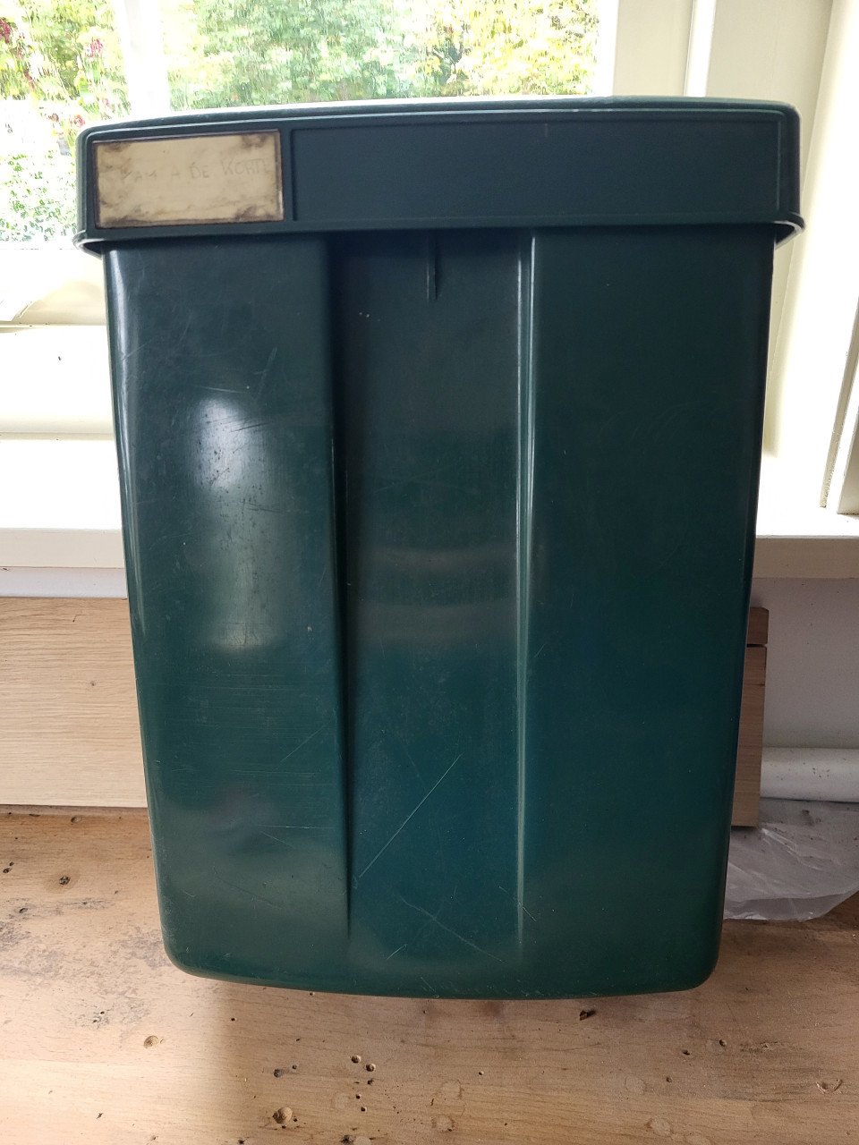 PTT stijl brievenbus groen