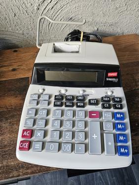 Zgan Staples 12-cijferige printende rekenmachine.werkende staat