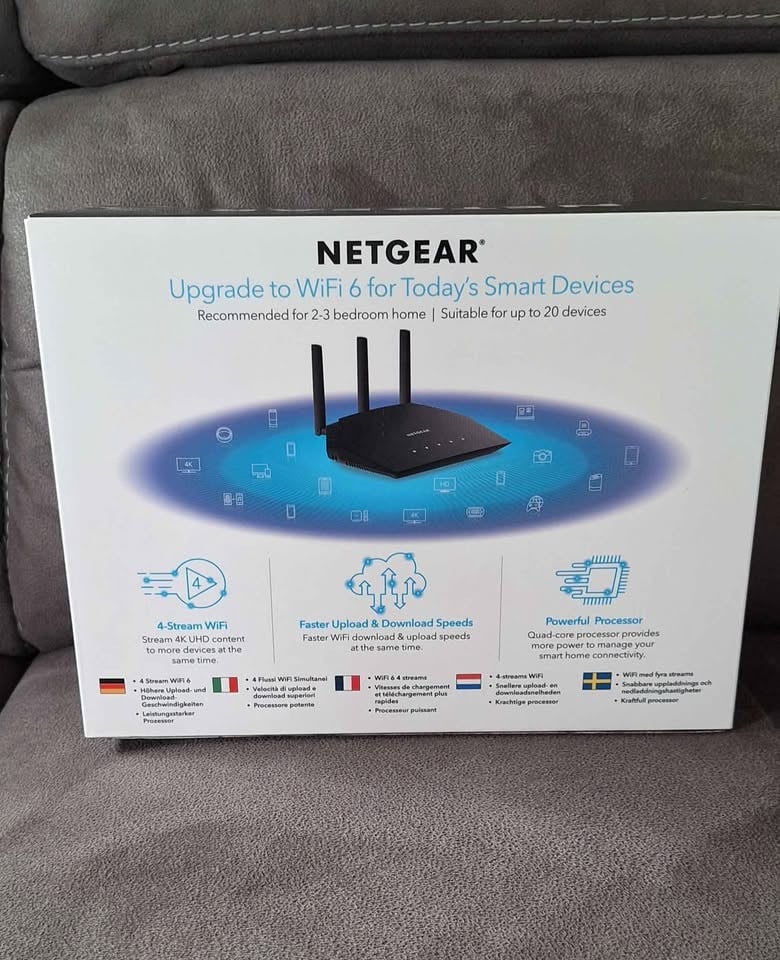 Wifi 6 router netgear