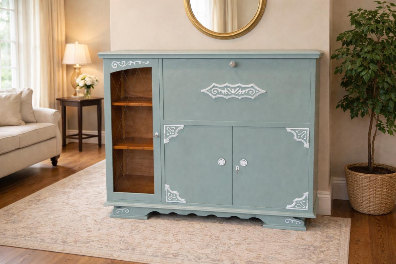 Vintage sfeervolle kast