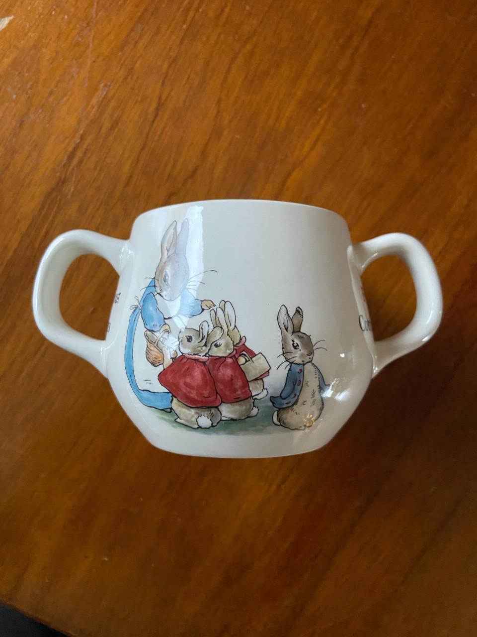 Beker met 2 oren Wedgwood Peter Rabbit