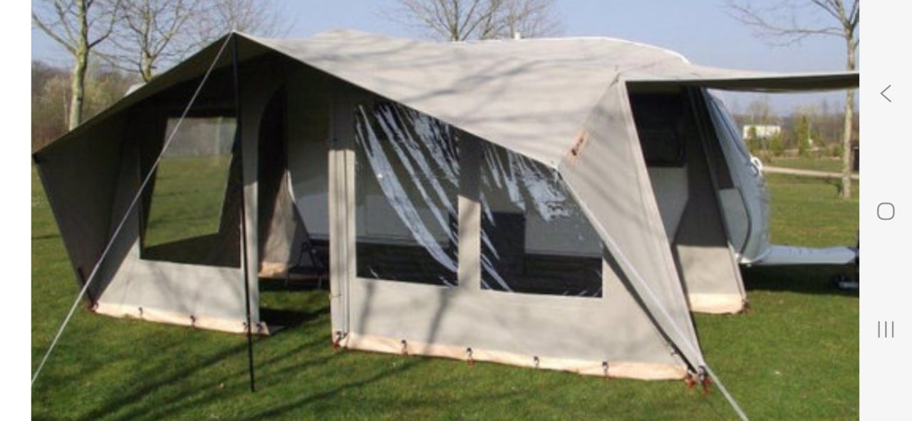 Splinternieuwe Gerjak B&B design 925 voortent met frame