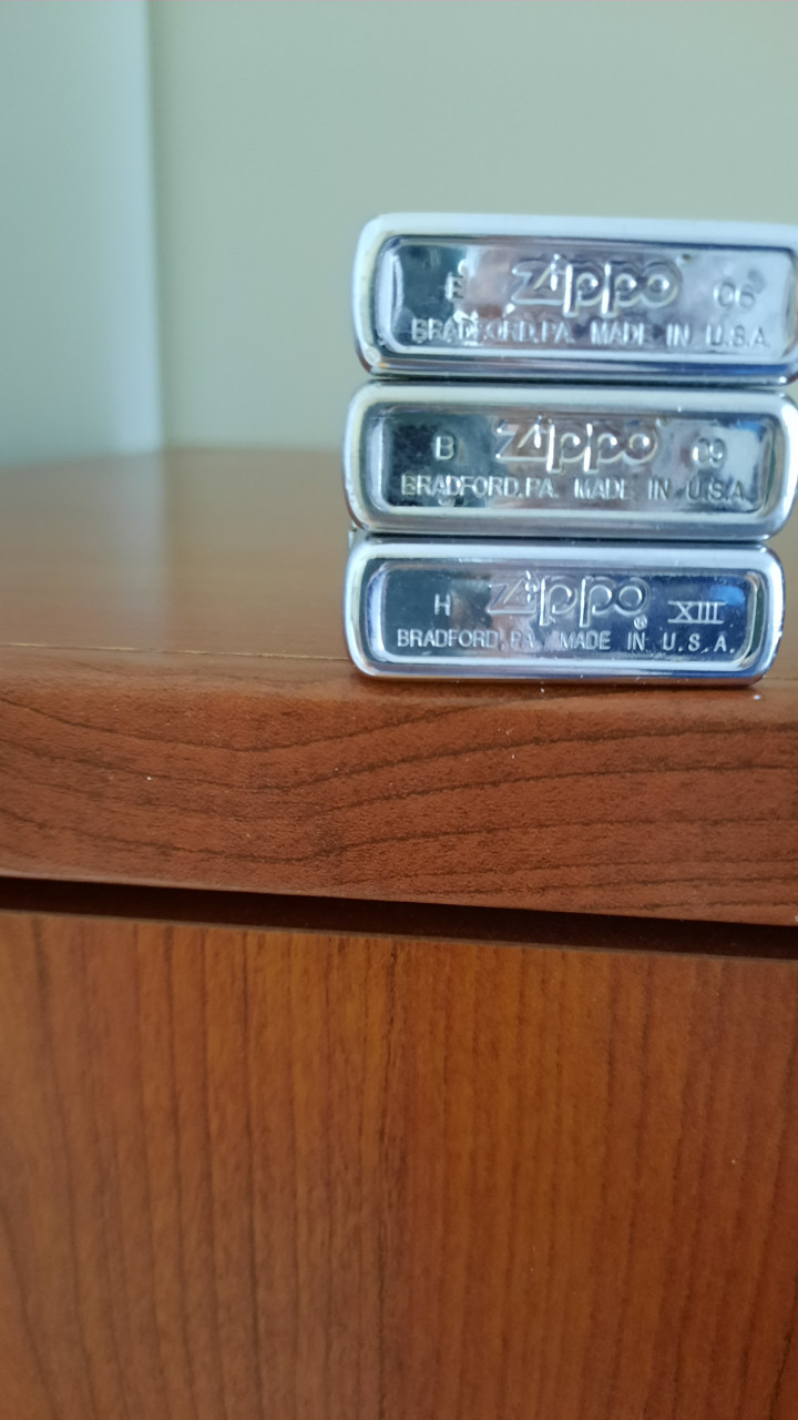 3 Zippo aansteker