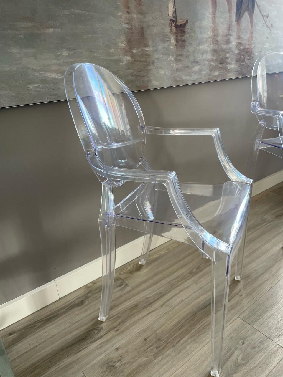 Perspex stoelen Kartell copy
