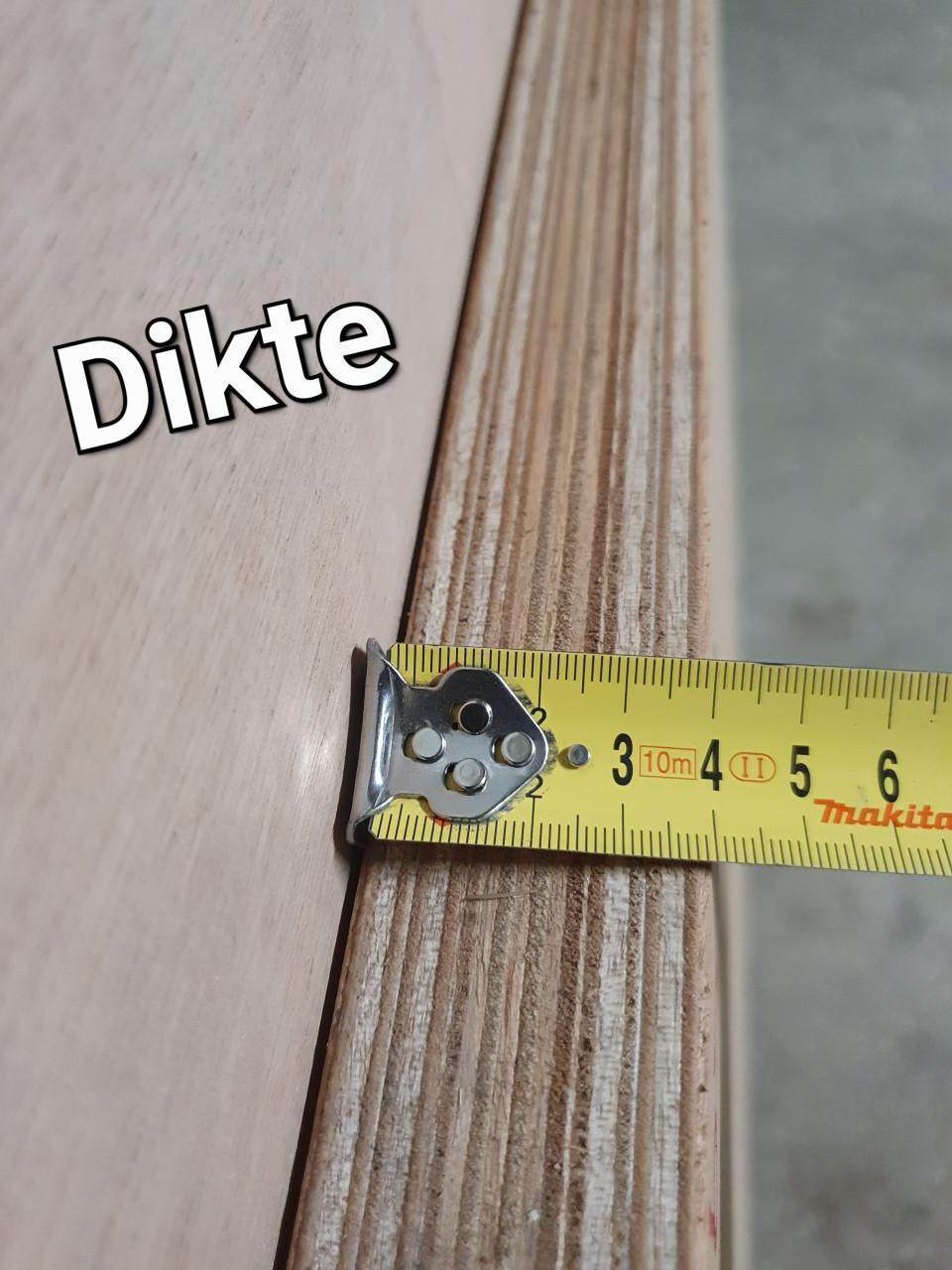 2x Multiplex plaat 40mm voor werkbank, keuken, schuur of garage.