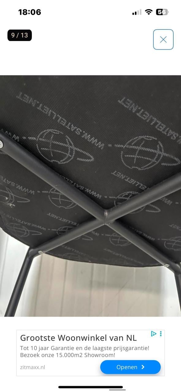 Design barkrukken 4 stuks