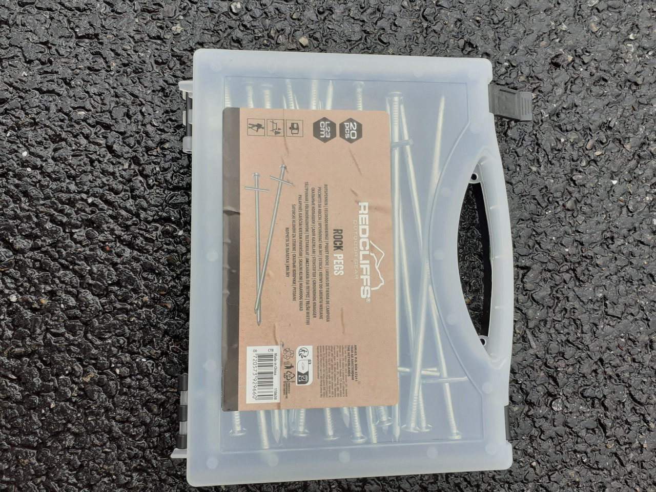 Schroefharingen voor tent/voortent en rotspen haringen