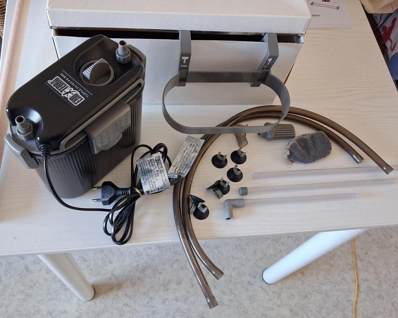 Sterke filter voor aquarium