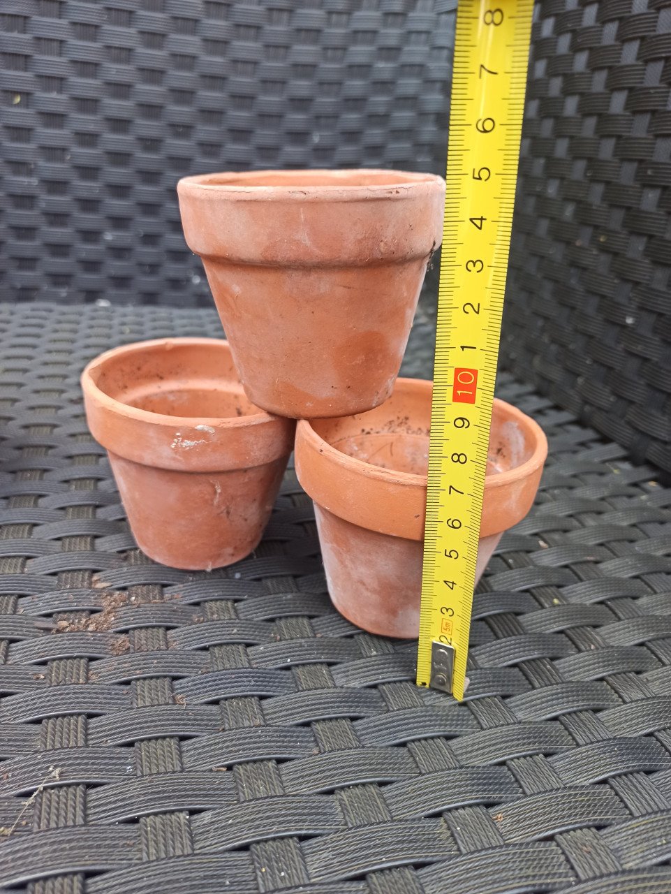 Bloempotjes (14x) terracotta