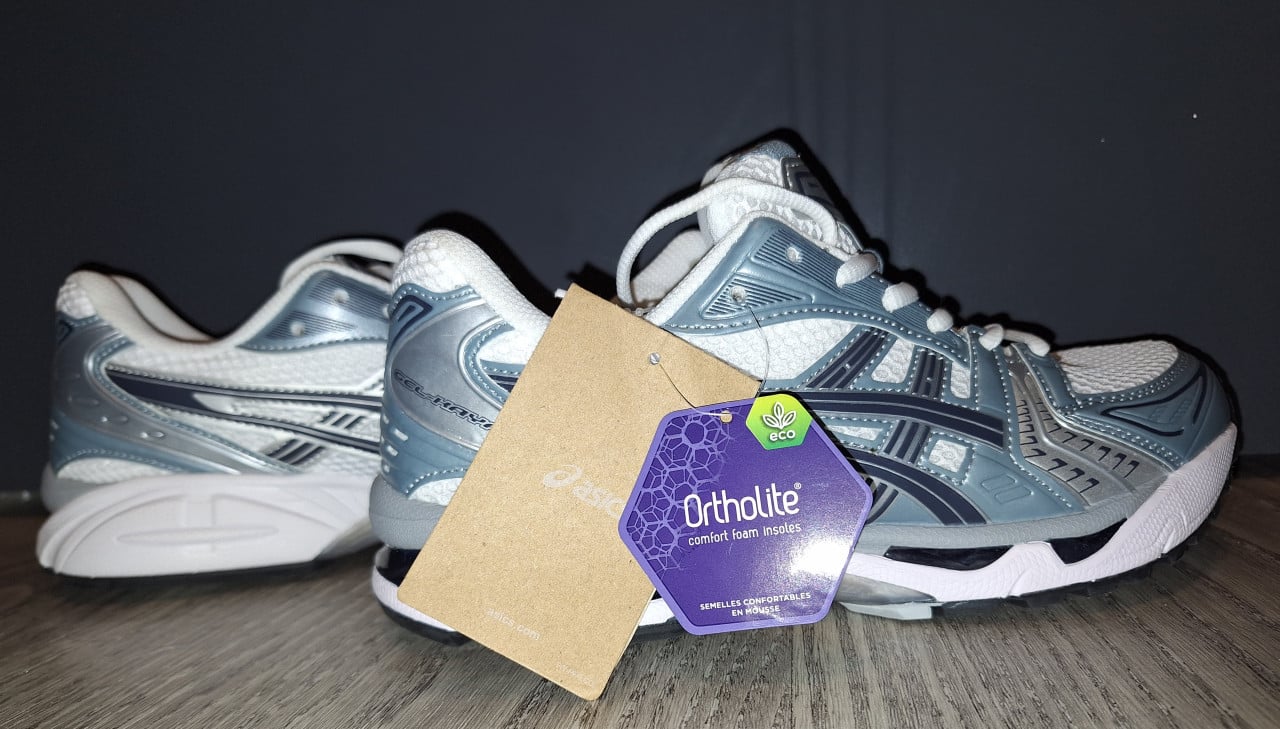 Asics Gel Kayano White Fjord Grey maat 42,5 nieuw!