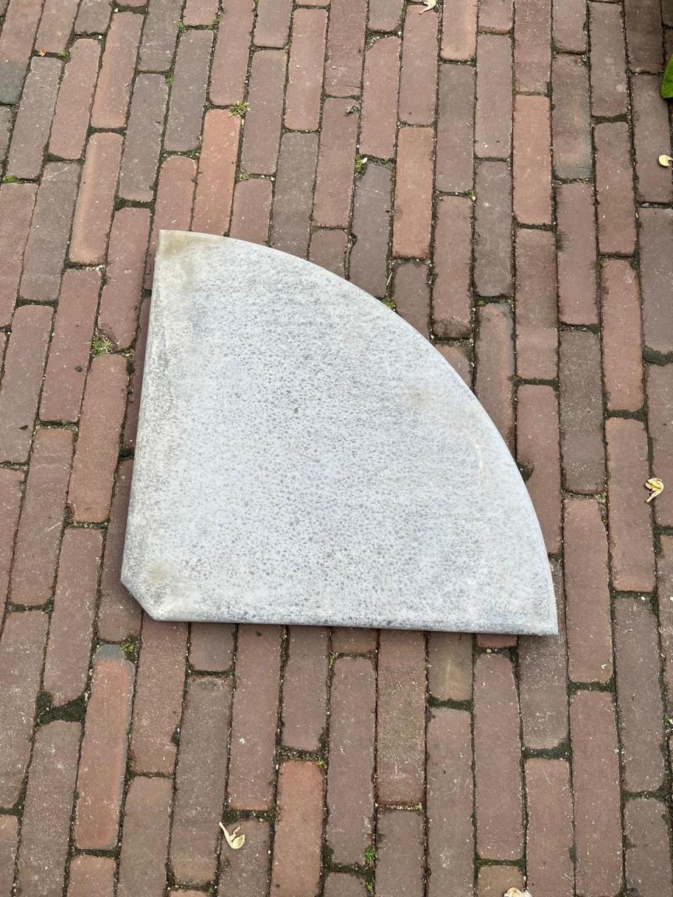 Parasolvoet tegels 4 stuks