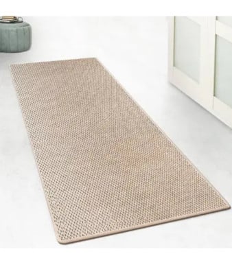 In- & Outdoor loper / Hal loper Creme/Beige 400x120 cm.