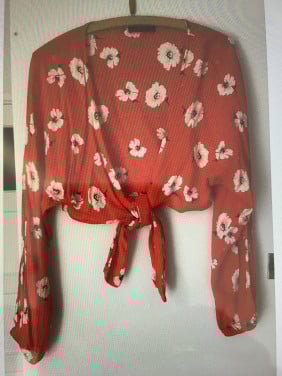 Nieuw crop top vestje maat L