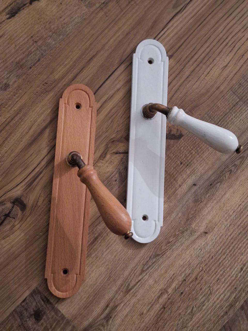 Houten deurklinksets