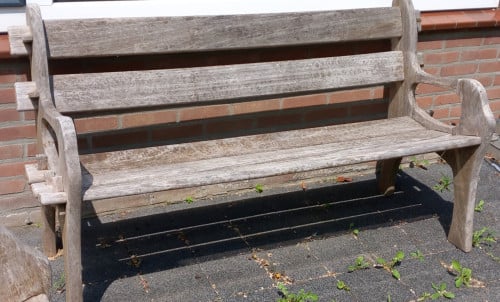 Teak tuinbankje