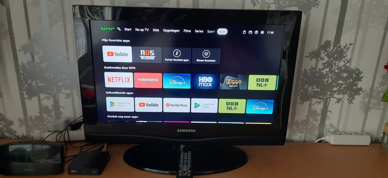 Samsung tv bijna niet gebruikt leuk voor camper of caravan