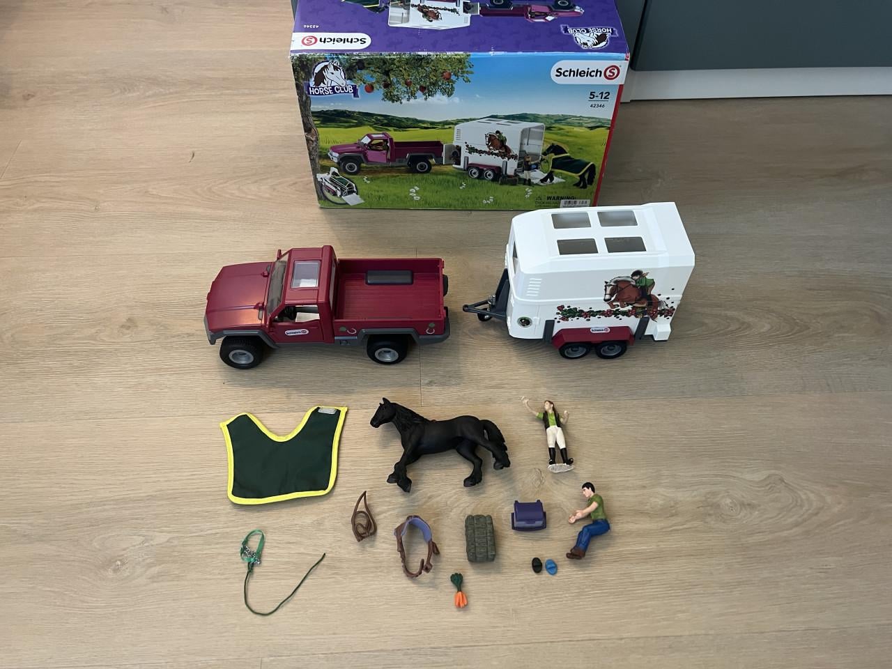 Schleich Horse Club trailer met auto