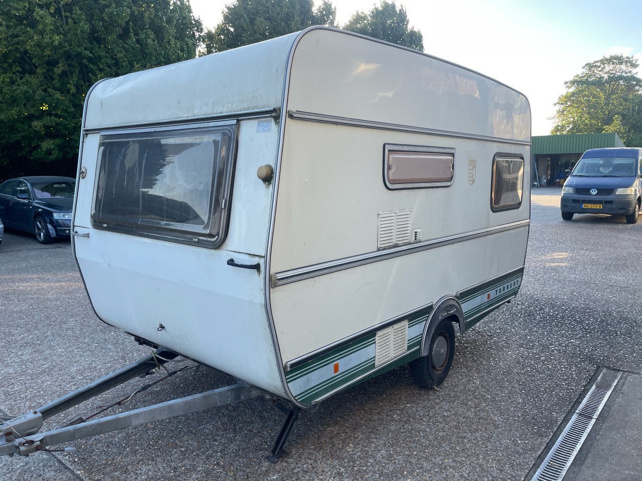 Oude caravan
