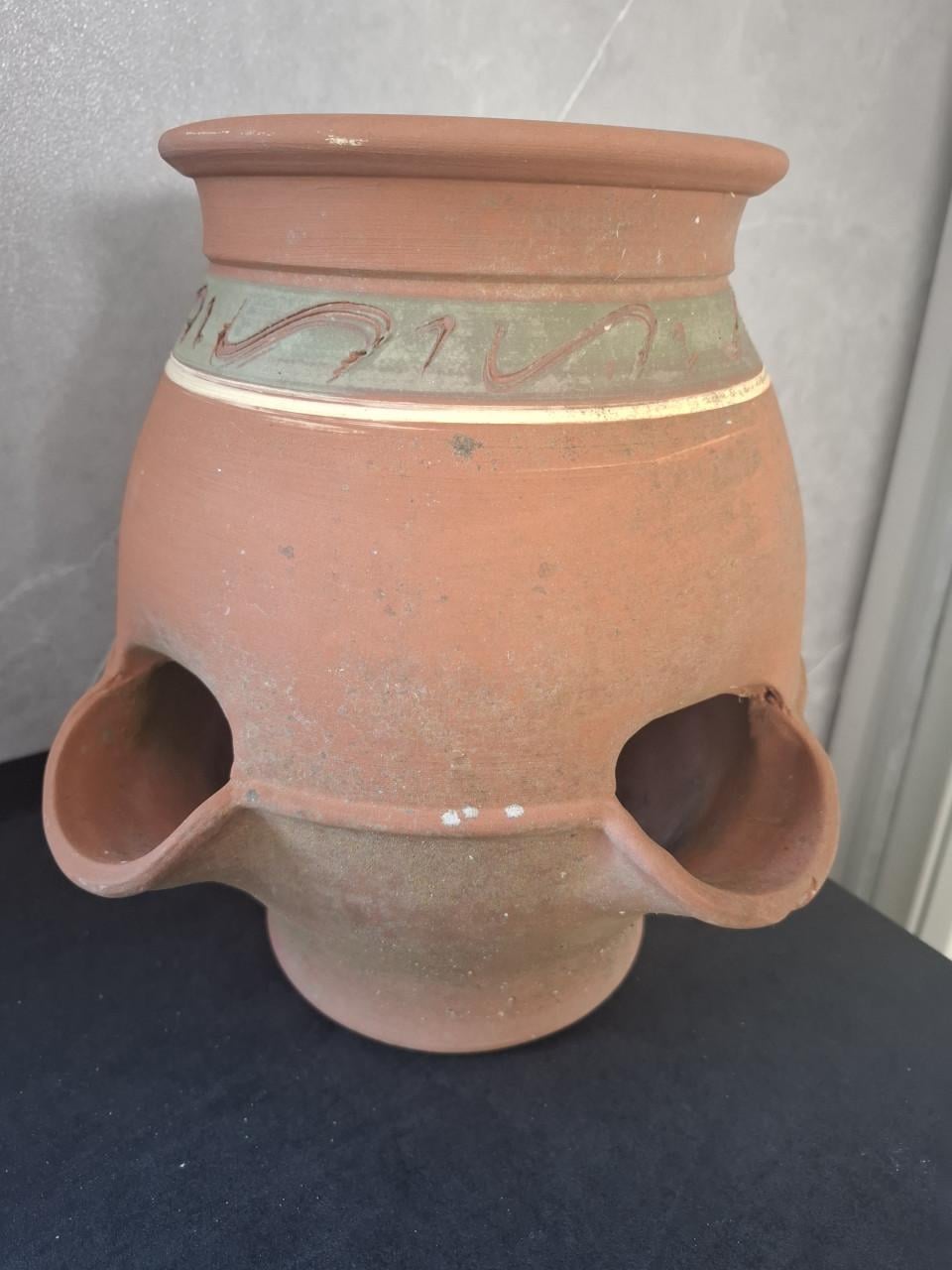 Terracotta aardbeienpot