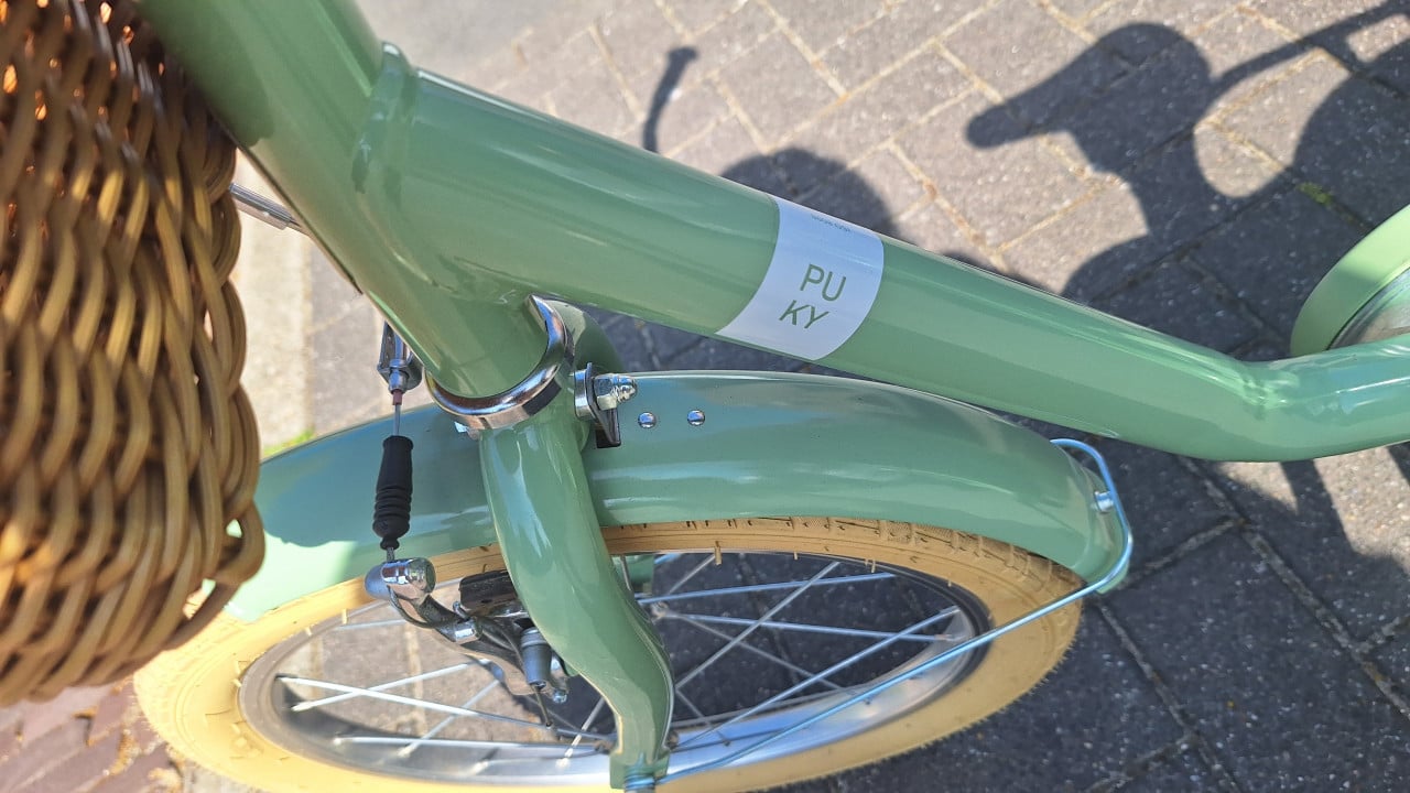 Puky Steel, retro groen 18 inch