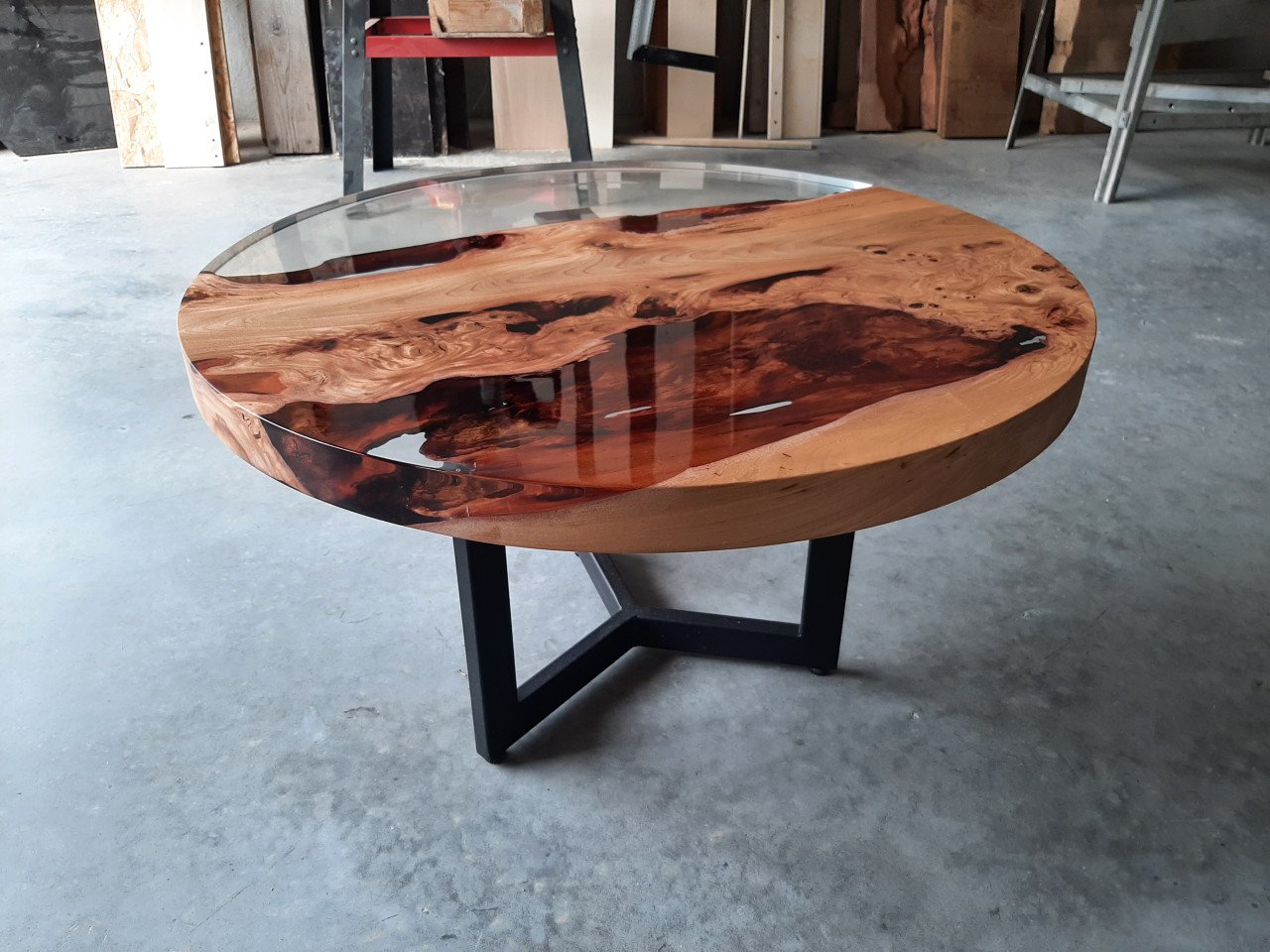 Epoxy tafel op maat