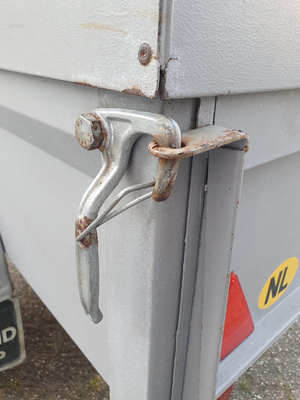 Bagagewagen aanhanger met deksel afsluitbaar