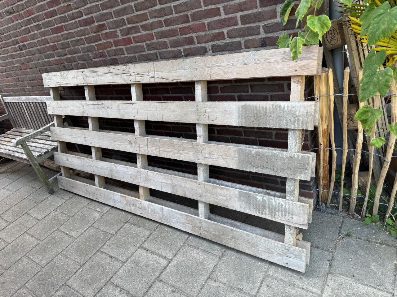 Pallets gratis verschillende maten (brandhout)