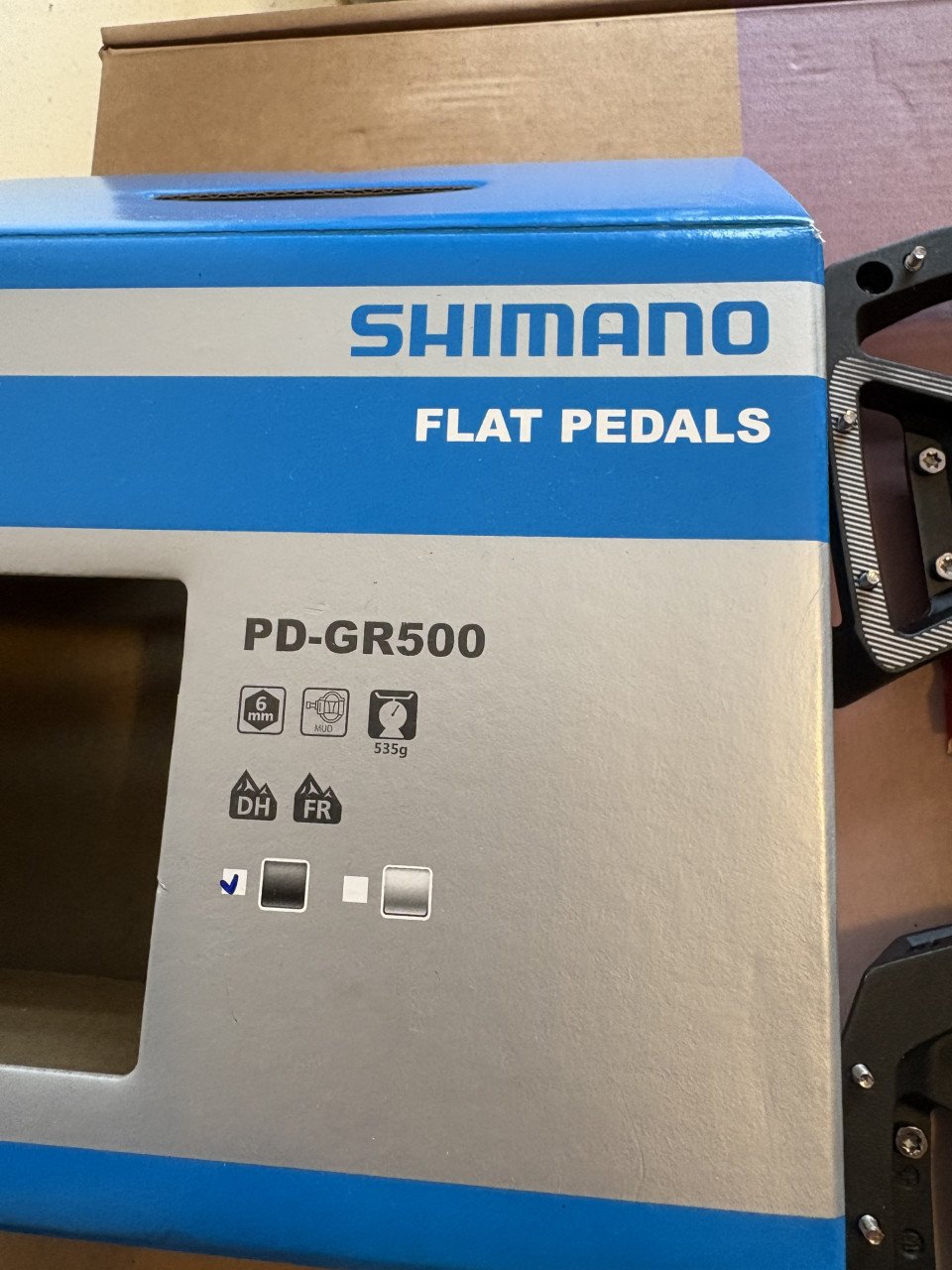 Shimano flat pedals Gr500