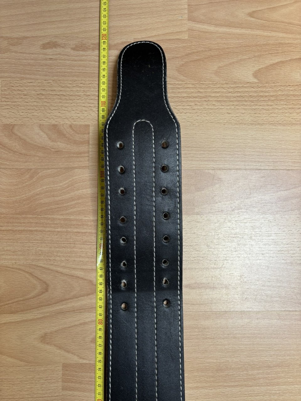 Powerlift riem 1.20 zwart leer